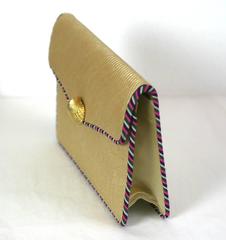 Bottega Veneta Straw and Silk Corde Clutch