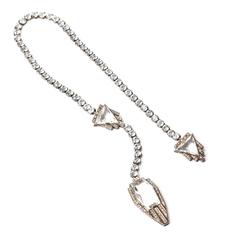 Amazing and Unusual Art Deco Paste Dress Ornament