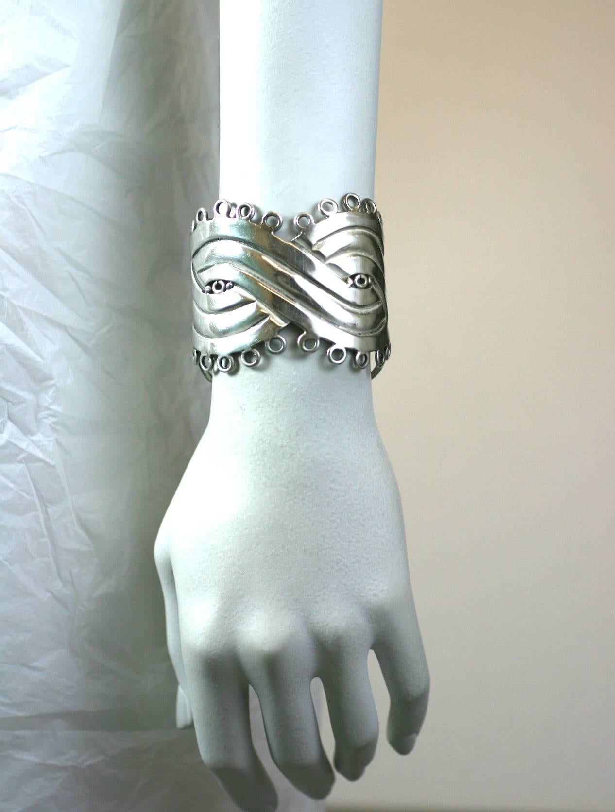 William Spratling Brazalete de máscara antiguo en venta 2