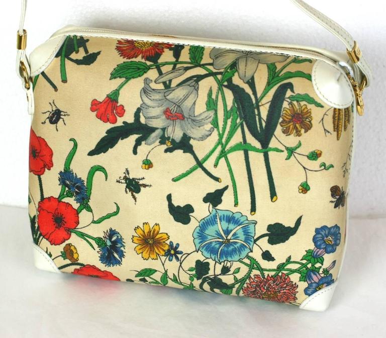 Gucci Floral Print Mini Shoulder Bag at 1stDibs | gucci florals