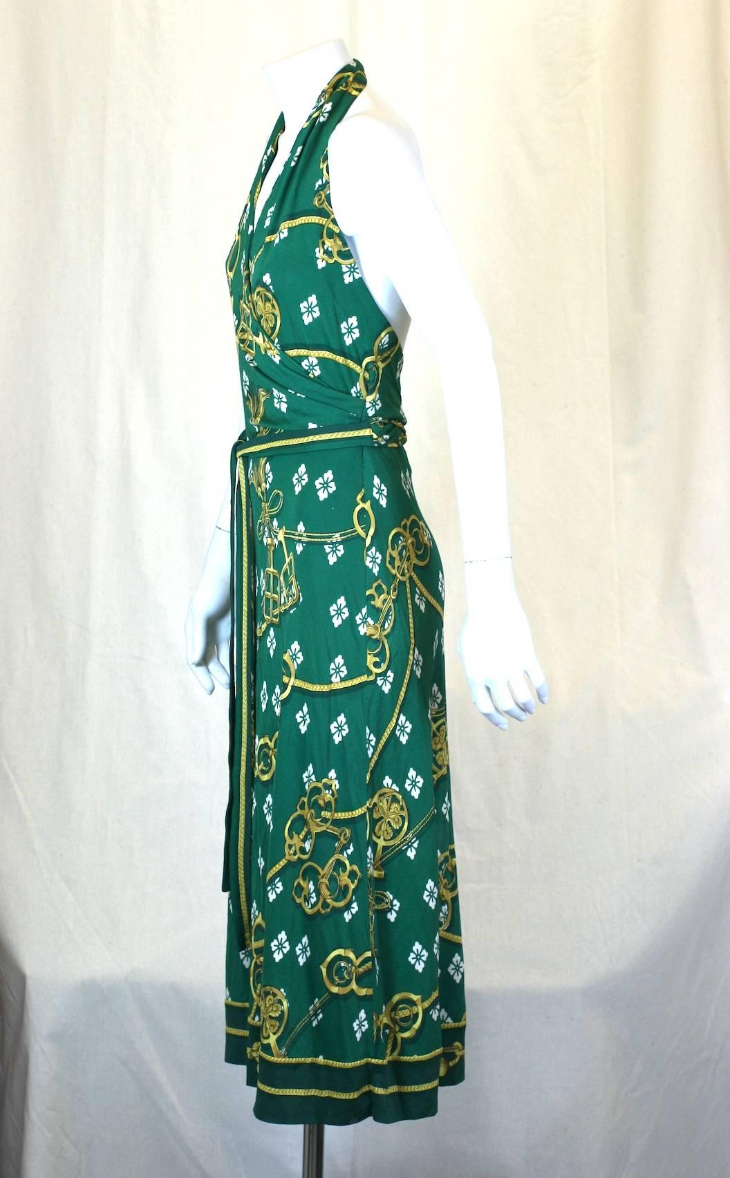 hermes silk dress
