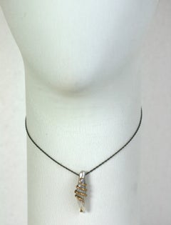 Antique Victorian Entwined Snake on Natural Pearl Brooch-Pendant