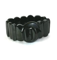 Victorian Whitby Jet Buckle Bracelet