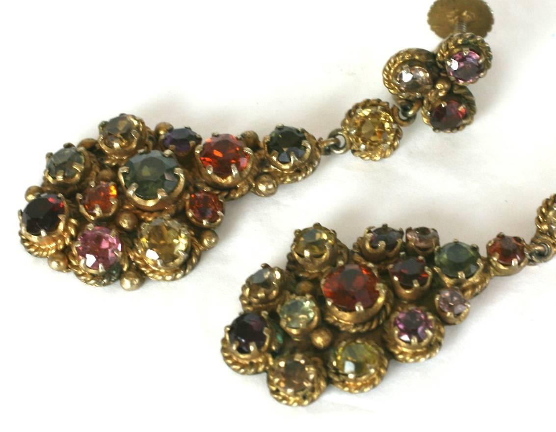 antique gemstone earrings