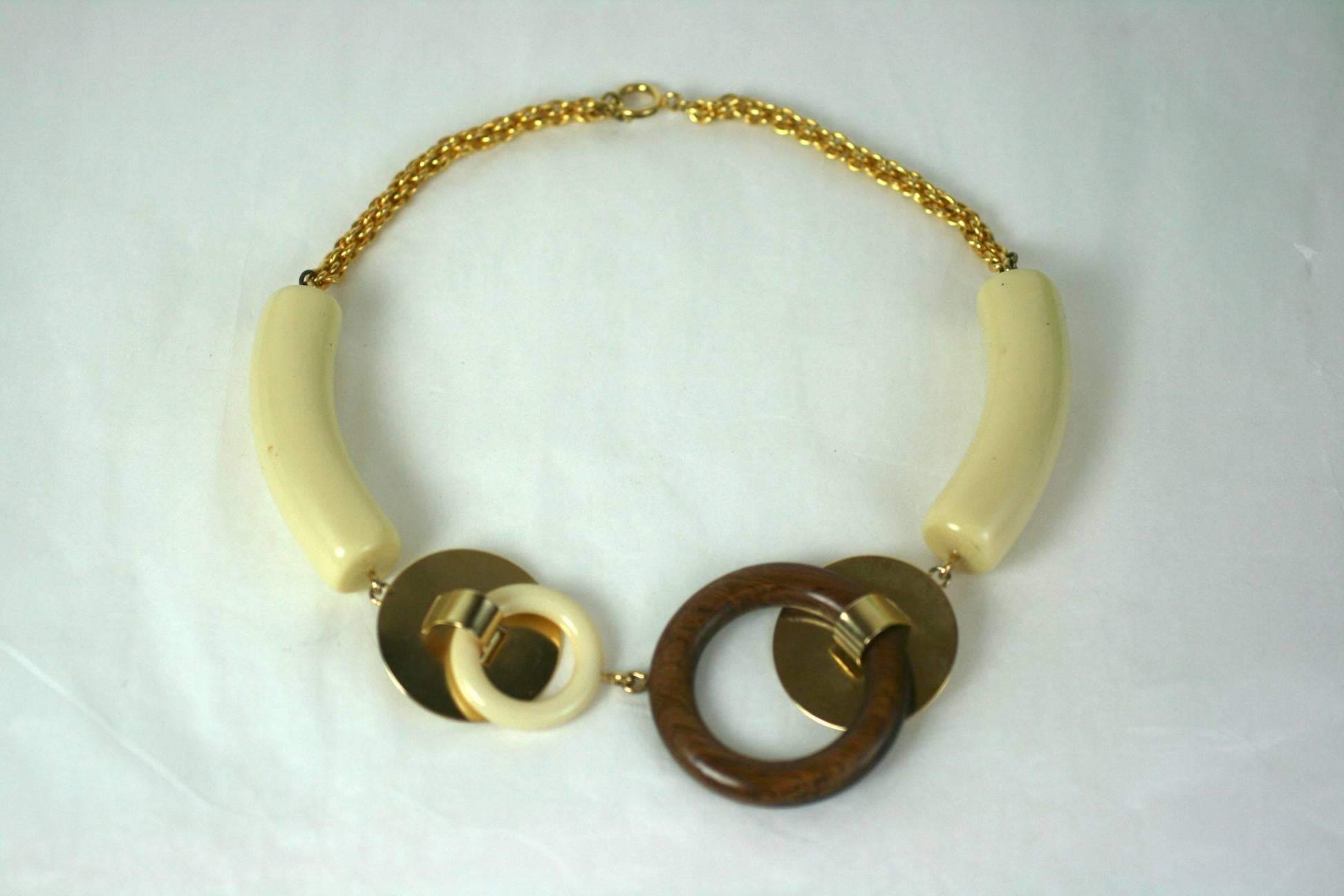 French Modernist Necklace In Excellent Condition For Sale In New York, NY