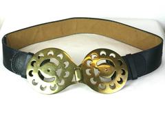 Gherardini Huge Brass Mod Belt, Italy