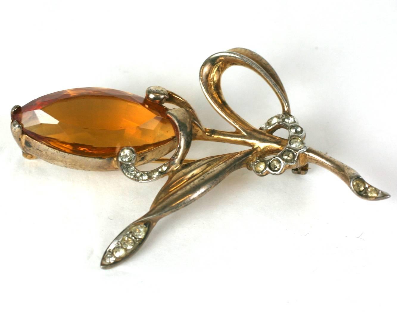 Charming Reja Retro Topaz Spray In Excellent Condition For Sale In New York, NY