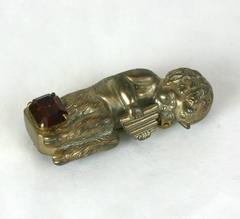 Charming Art Deco "Pan" Clip