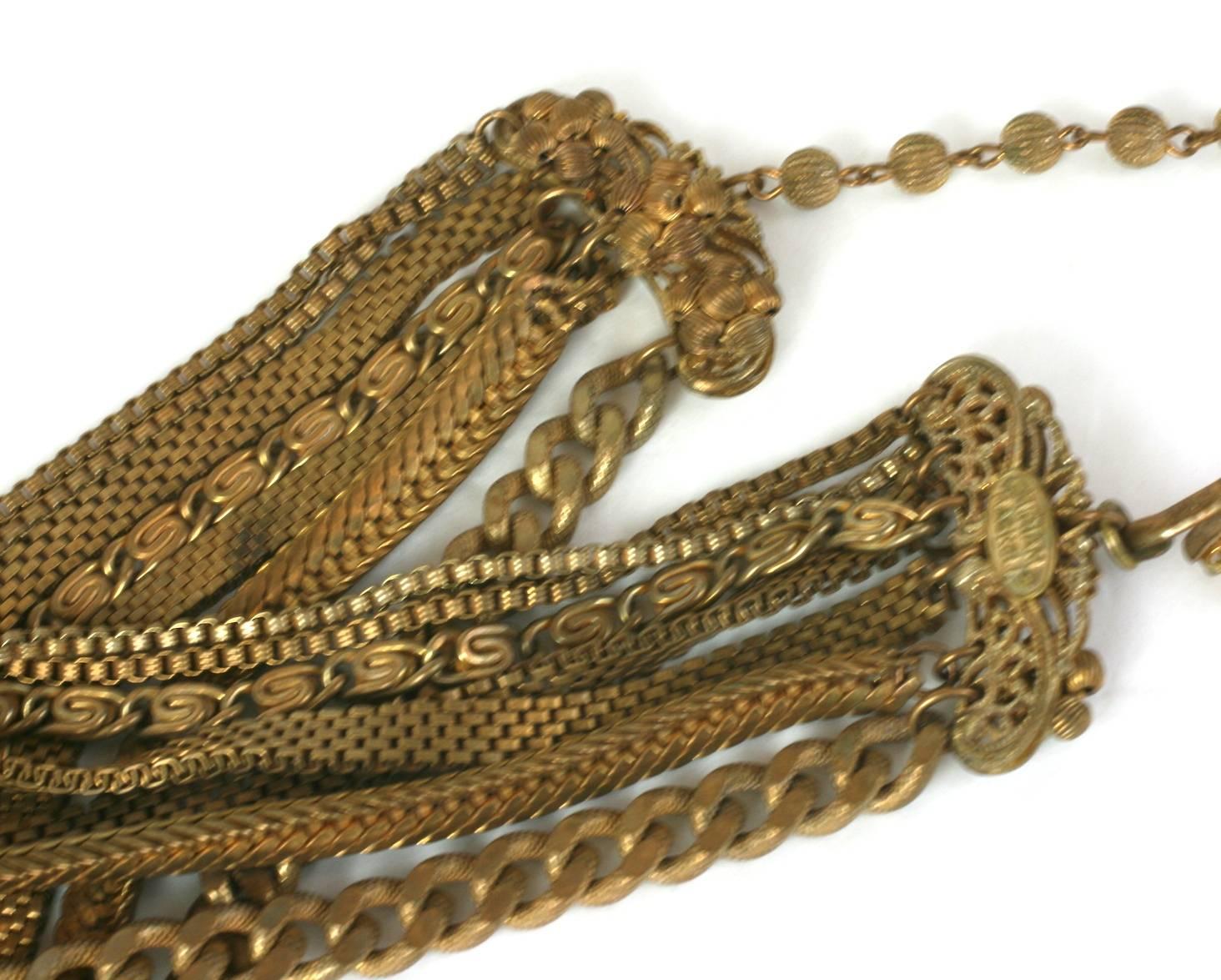 Miriam Haskell Halskette mit mehreren Ketten im Zustand „Hervorragend“ im Angebot in New York, NY