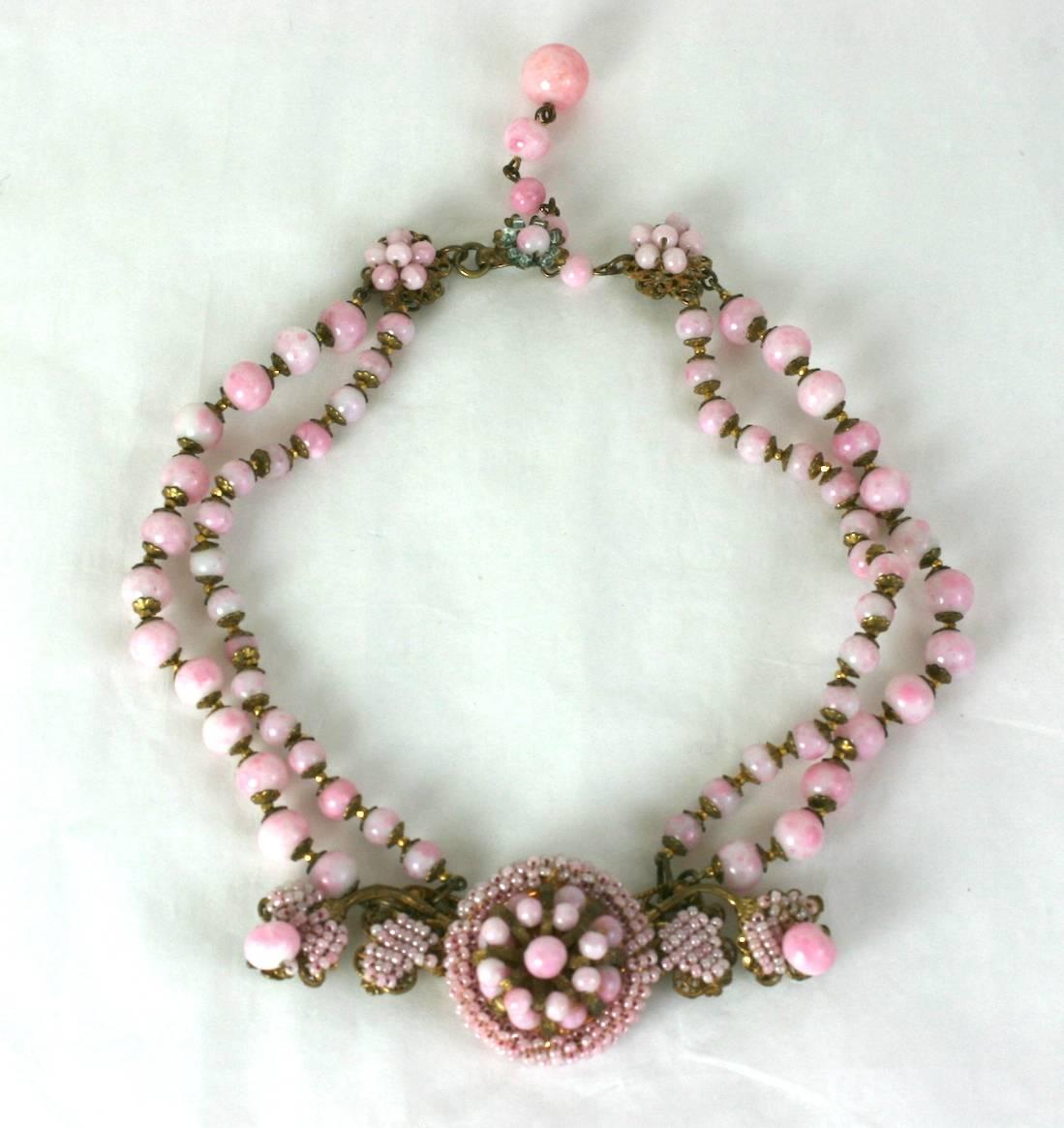 Miriam Haskell Victorian Revival Necklace In Excellent Condition In New York, NY