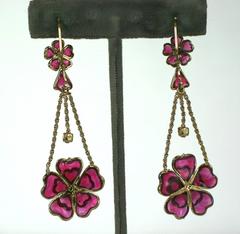 MWLC Second Empire Style Long Drop Earrings