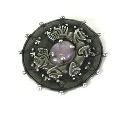 Early Willian Spratling Amythest Brooch
