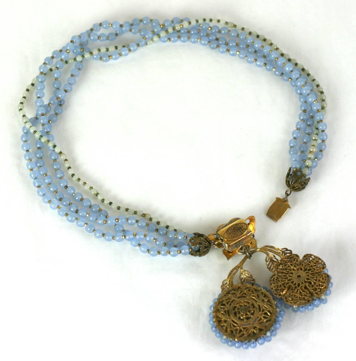 Miriam Haskell - Collana a più fili intricati in vendita 1