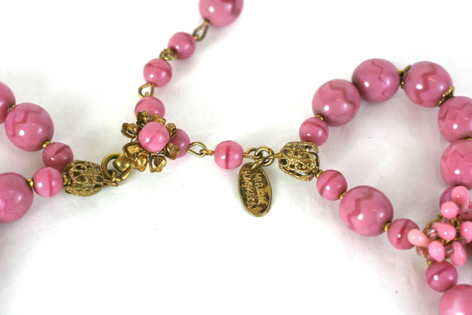 dusty rose necklace