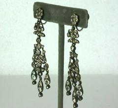 Long Victorian Paste Earrings