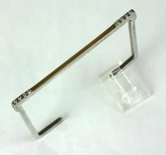 Unusual Modernist Rectangular Bangle, M&J Savitt