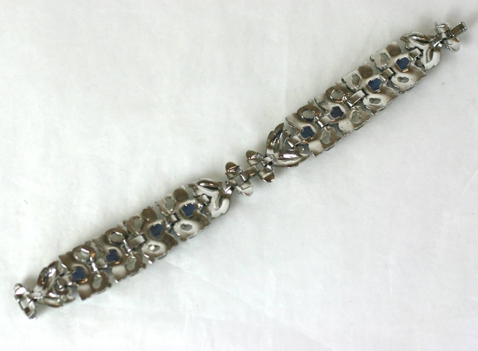 Bracelet Trifari Art Déco Tutti Frutti, Alfred Philippe Excellent état - En vente à New York, NY