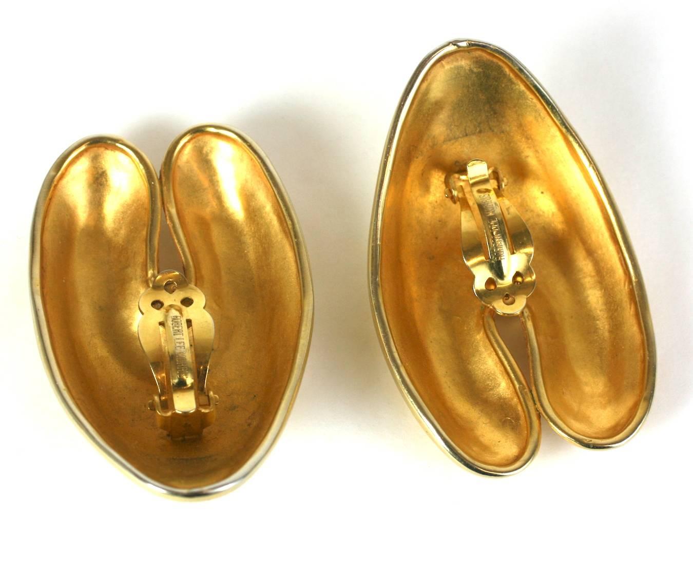 Women's Robert Lee Morris Matte Gold Ear Clips