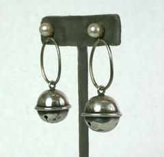 Cultured Pearl Bell Earrings, SdesR by Studio VL