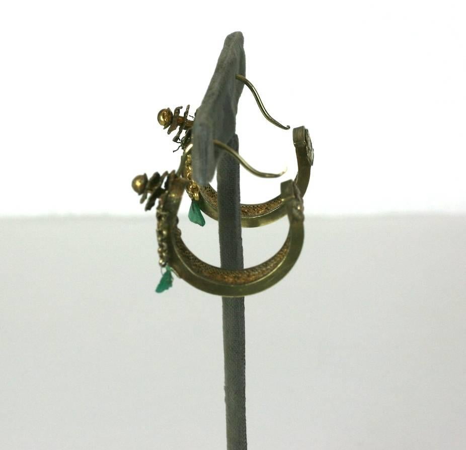 china gold hoop earrings