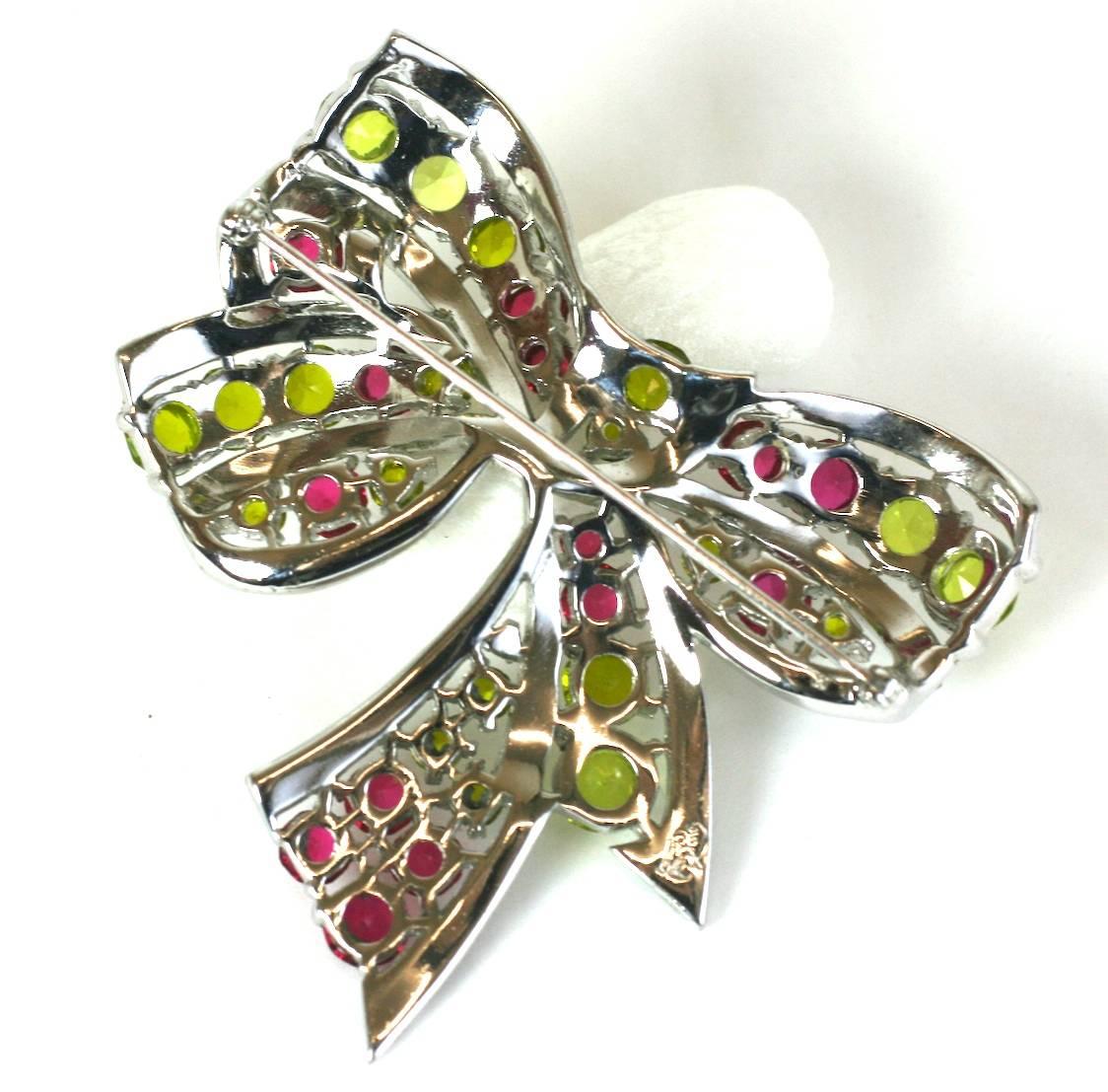 Exceptional Marcel Boucher Art Deco Bow Brooch 1