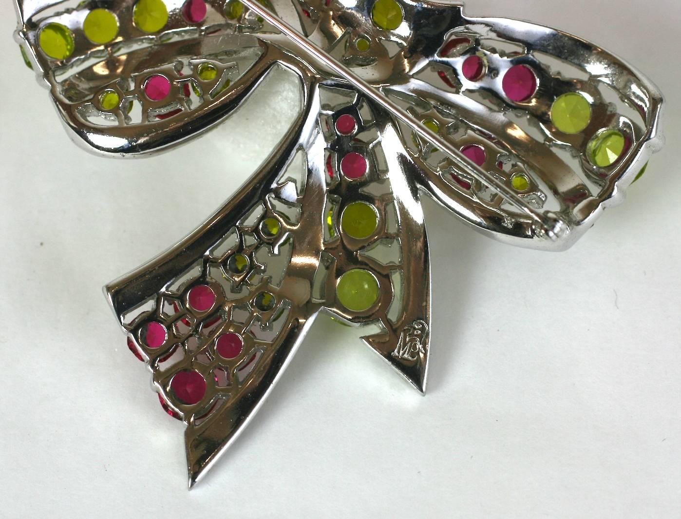 Exceptional Marcel Boucher Art Deco Bow Brooch 2