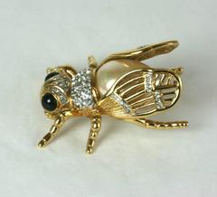 Vogue Bijoux Pearl Body Bug Brooch