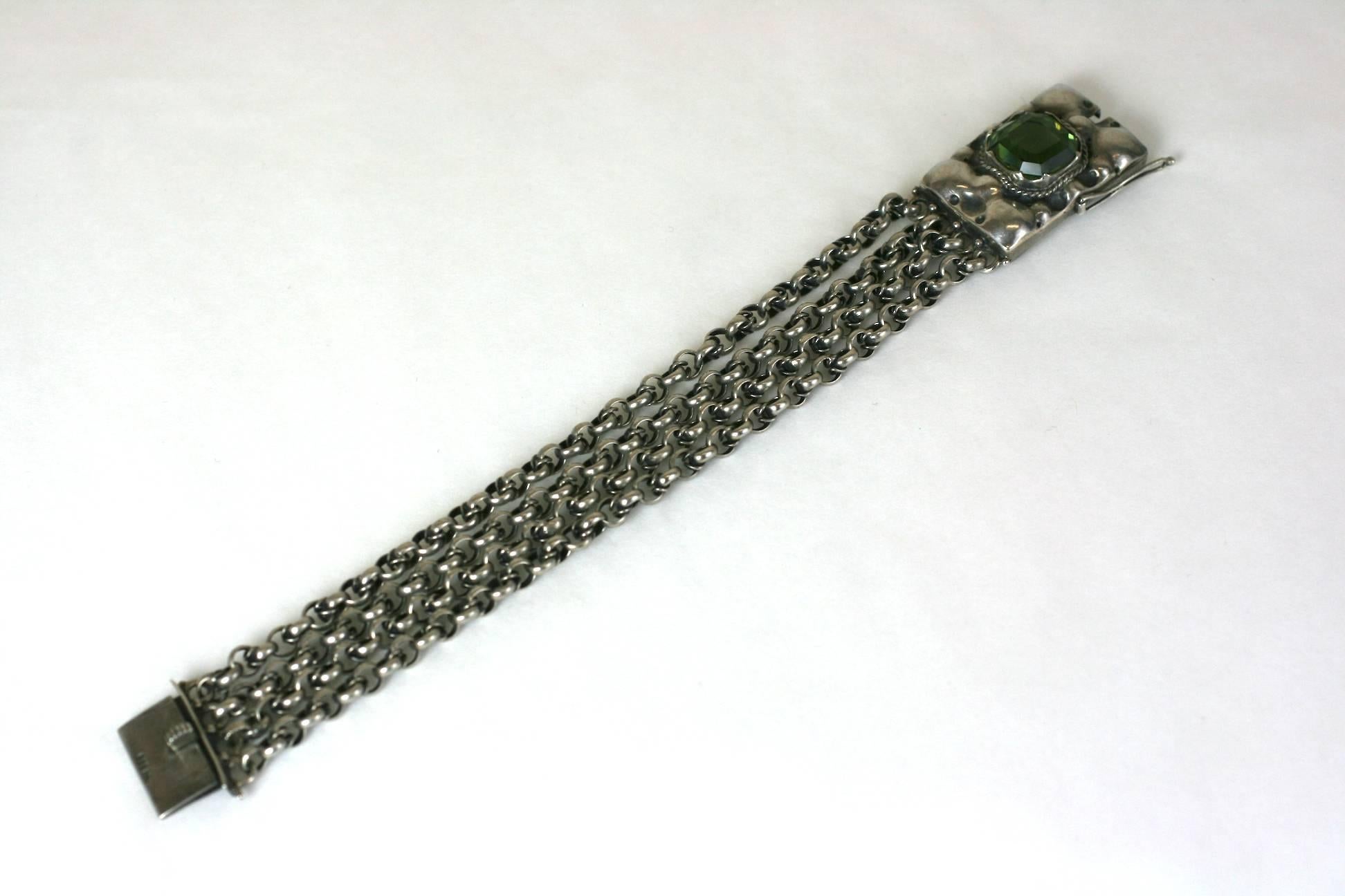 European Arts and Crafts Bracelet In Good Condition For Sale In New York, NY
