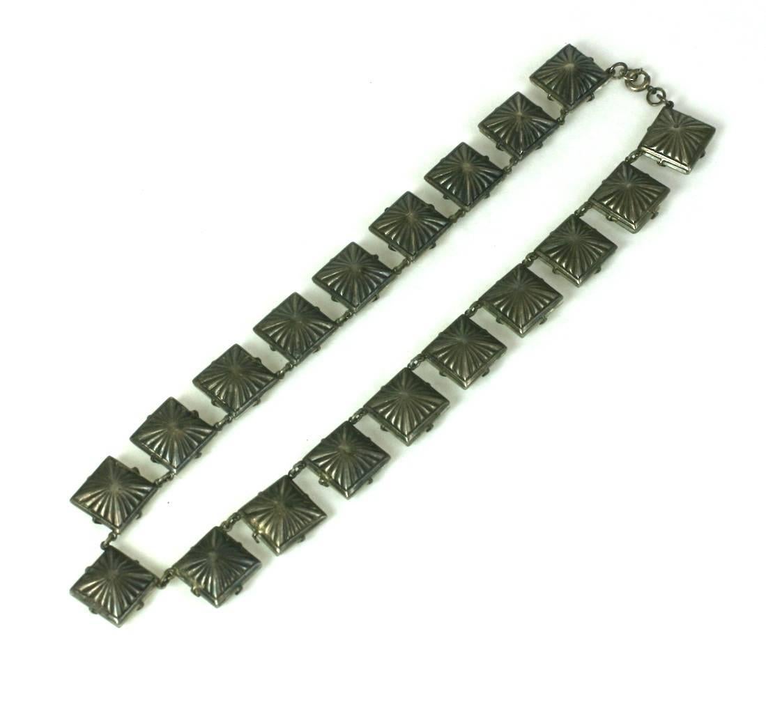 Collier rivière en cristal Art Déco Excellent état - En vente à New York, NY