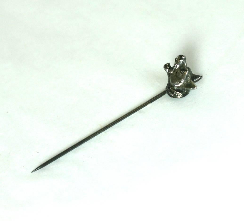 Women's or Men's Victorian Ferocious Dog Stickpin