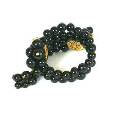 Miriam Haskell Jet Wrap Bracelet