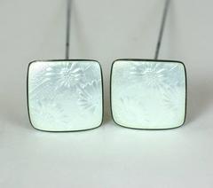 Sterling Art Deco Enameled Hat Pins