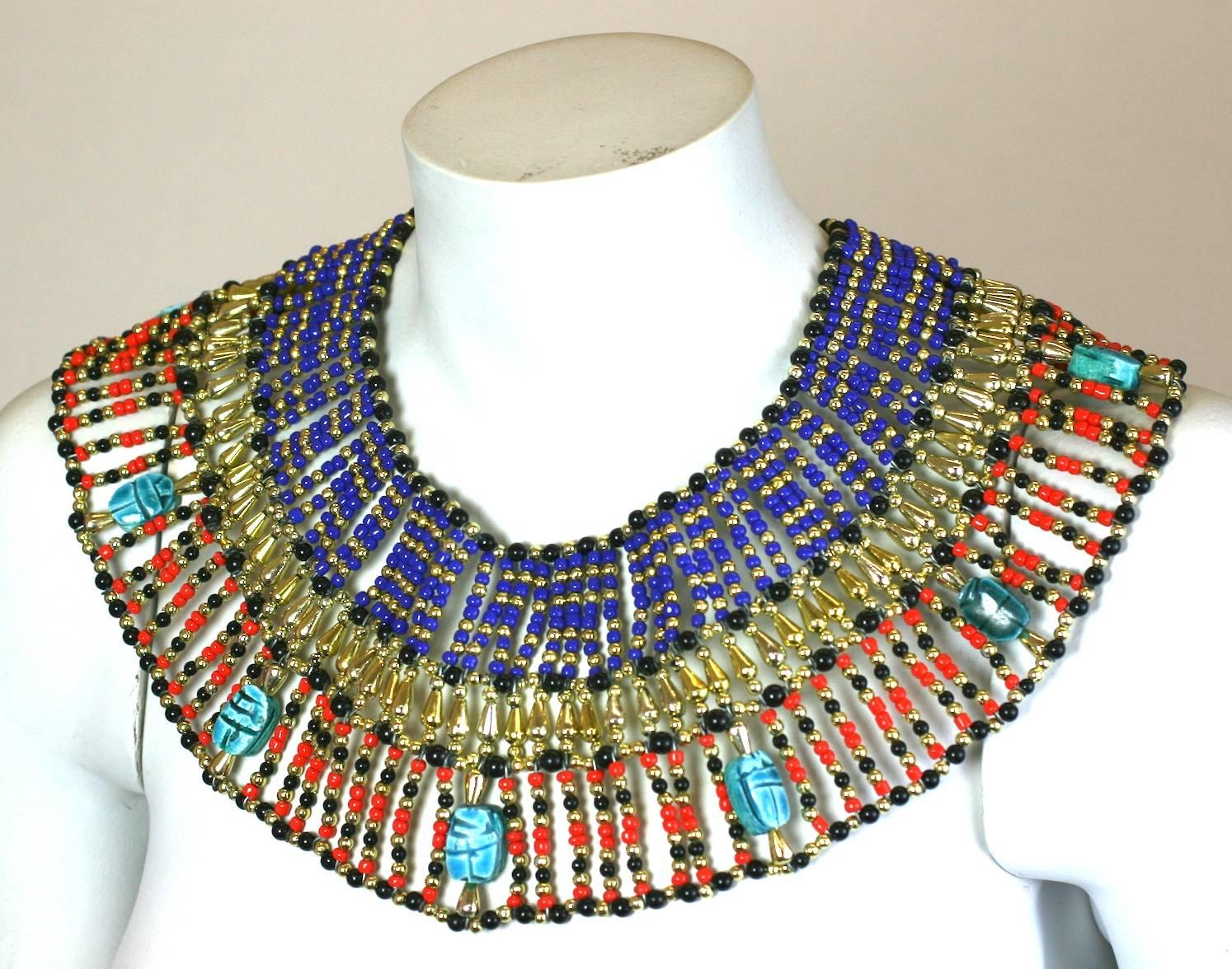 Men's Cleopatra Style Eygptian Revival Bib For Sale