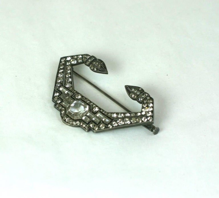 French Art Deco Paste Brooch at 1stDibs