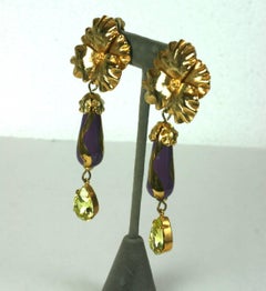 Yves Saint Laurent Rive Gauche Long Earrings