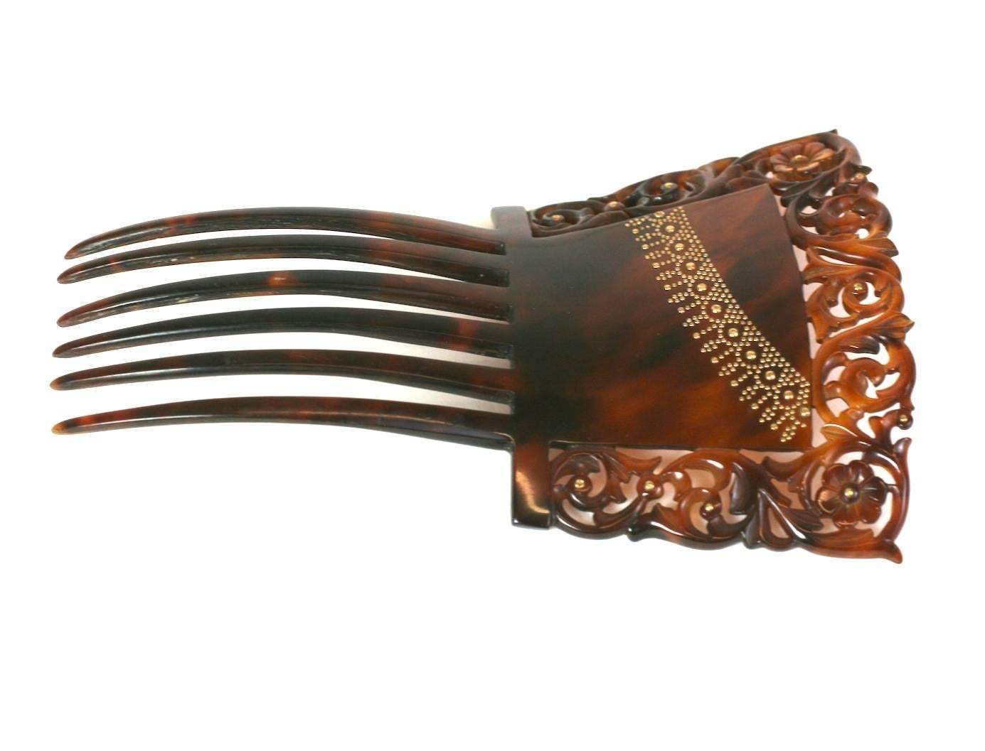 Schöner Schildpatt-Piqué-Kupfer, viktorianisch im Zustand „Hervorragend“ im Angebot in New York, NY