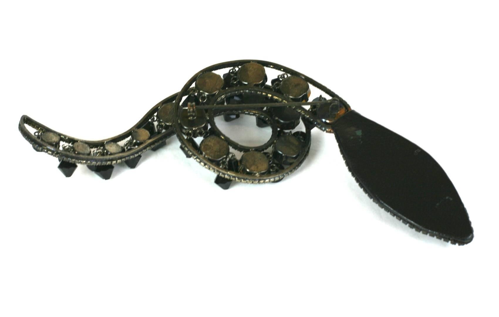 Exceptional Valentino Snake Brooch For Sale 3