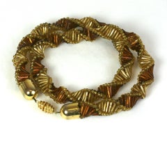 Lina Baretti Woven Lattice Necklace