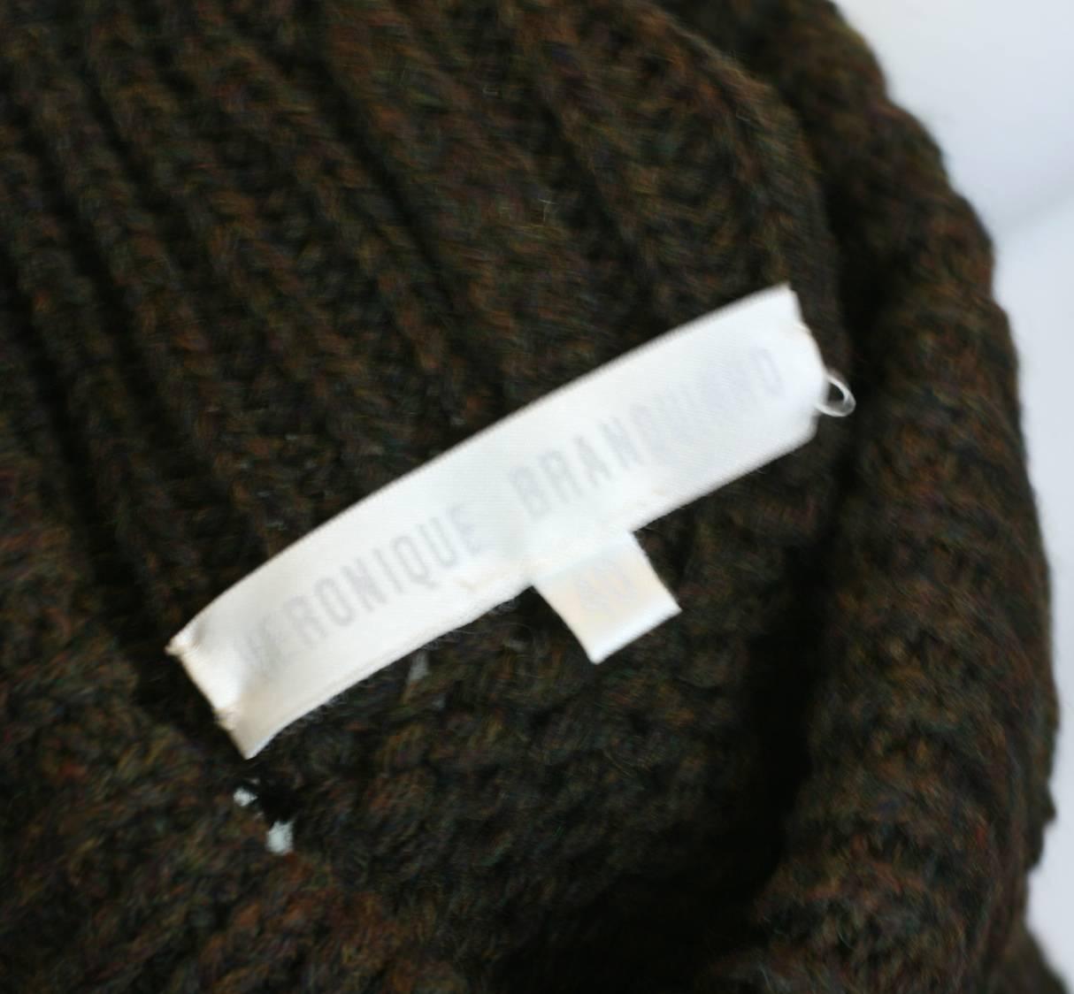 Veronique Branquinho Open Work Hand Knit Cabled Vest  1