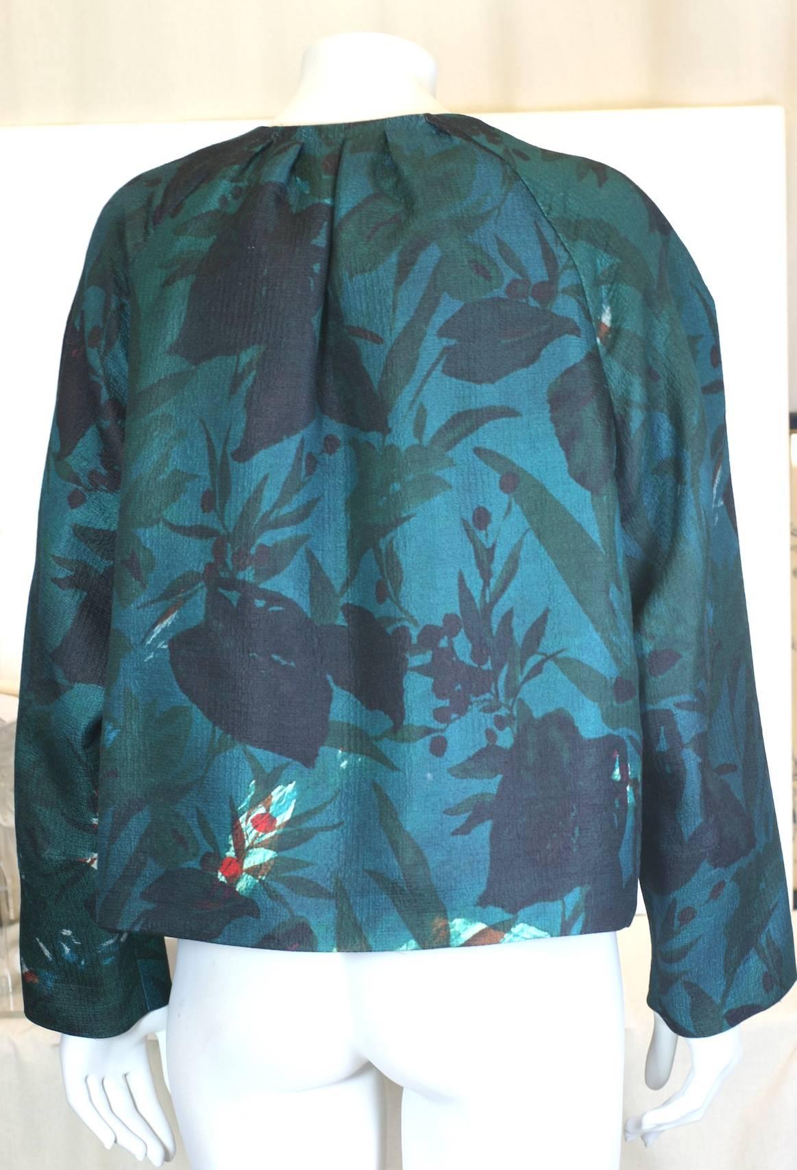 dries van noten floral blazer