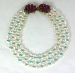 Aurora Crystal and Fuschia Crystal Suite