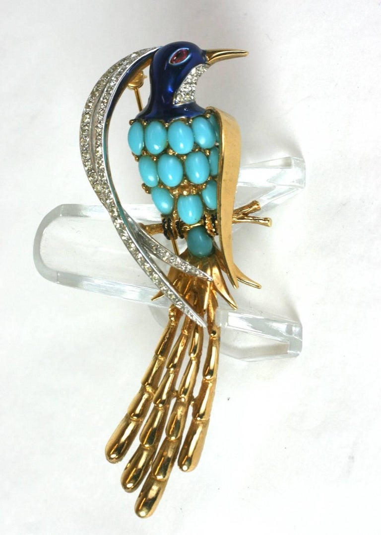 Marcel Boucher Bird of Paradise at 1stDibs boucher bird brooch