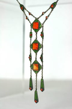 Rare Plique a Jour Pendant, Hemmerle