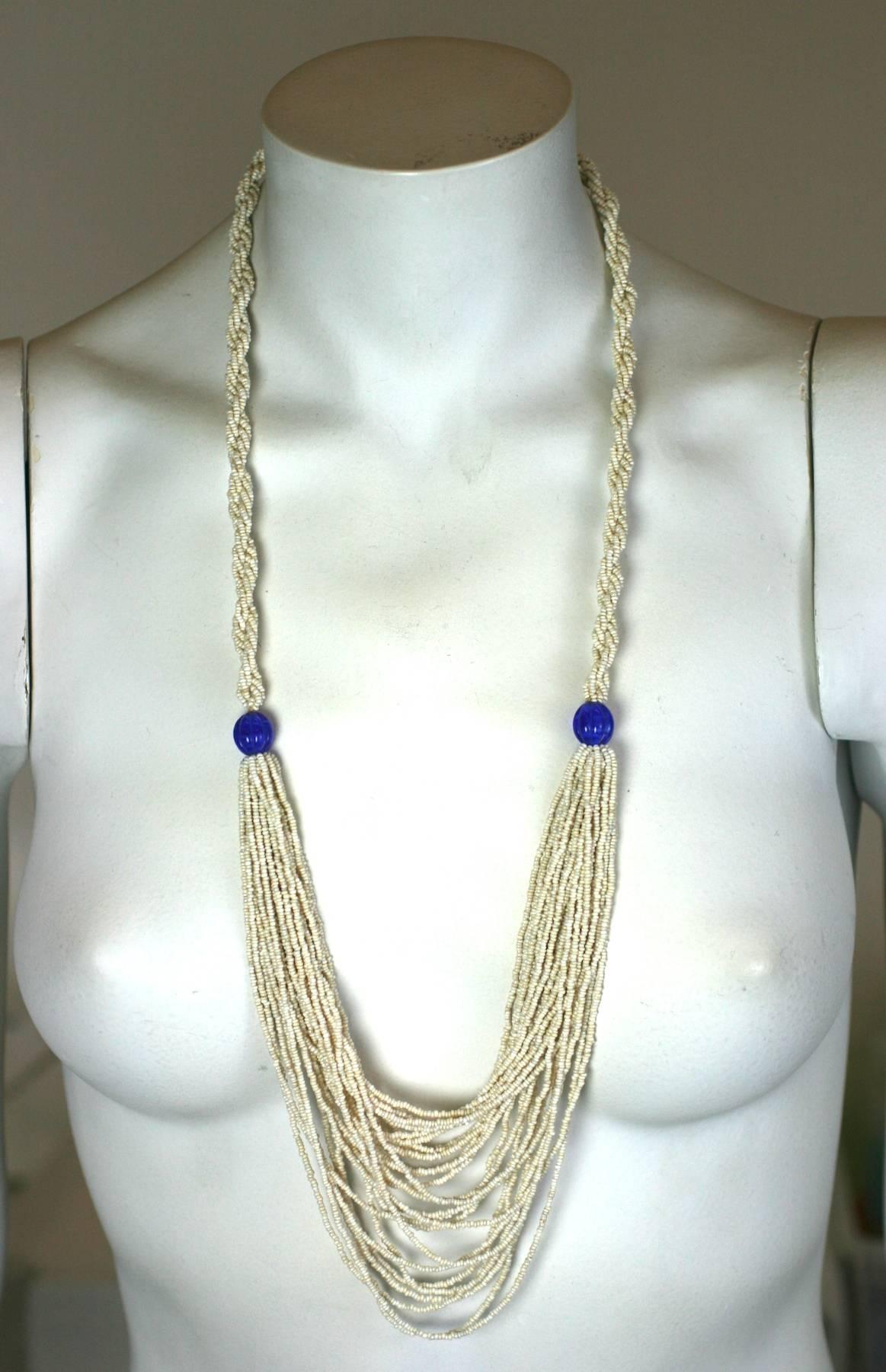  Maison Gripoix Art Deco Necklace In Excellent Condition For Sale In New York, NY