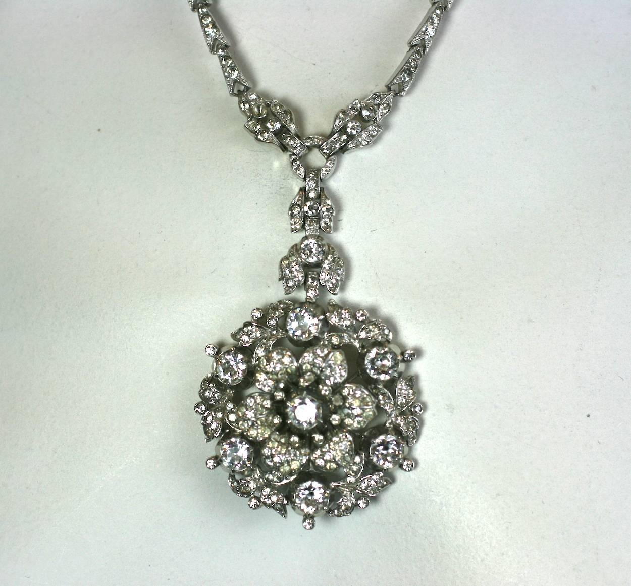 Trifari Alfred Philippe  Regence Tremblant Necklace For Sale 2