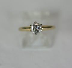 Delicate Diamond Engagement Ring