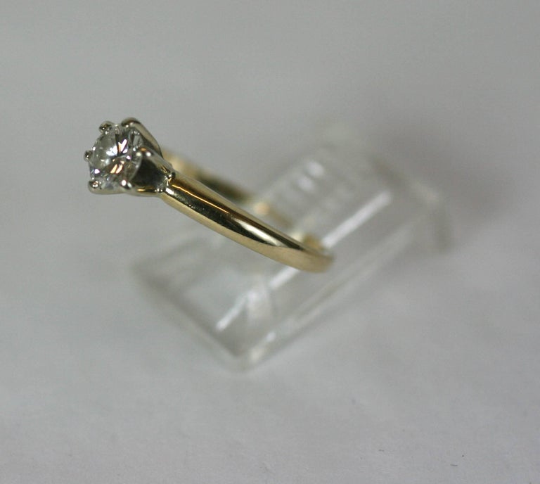 Delicate Diamond Engagement Ring For Sale at 1stDibs delicate