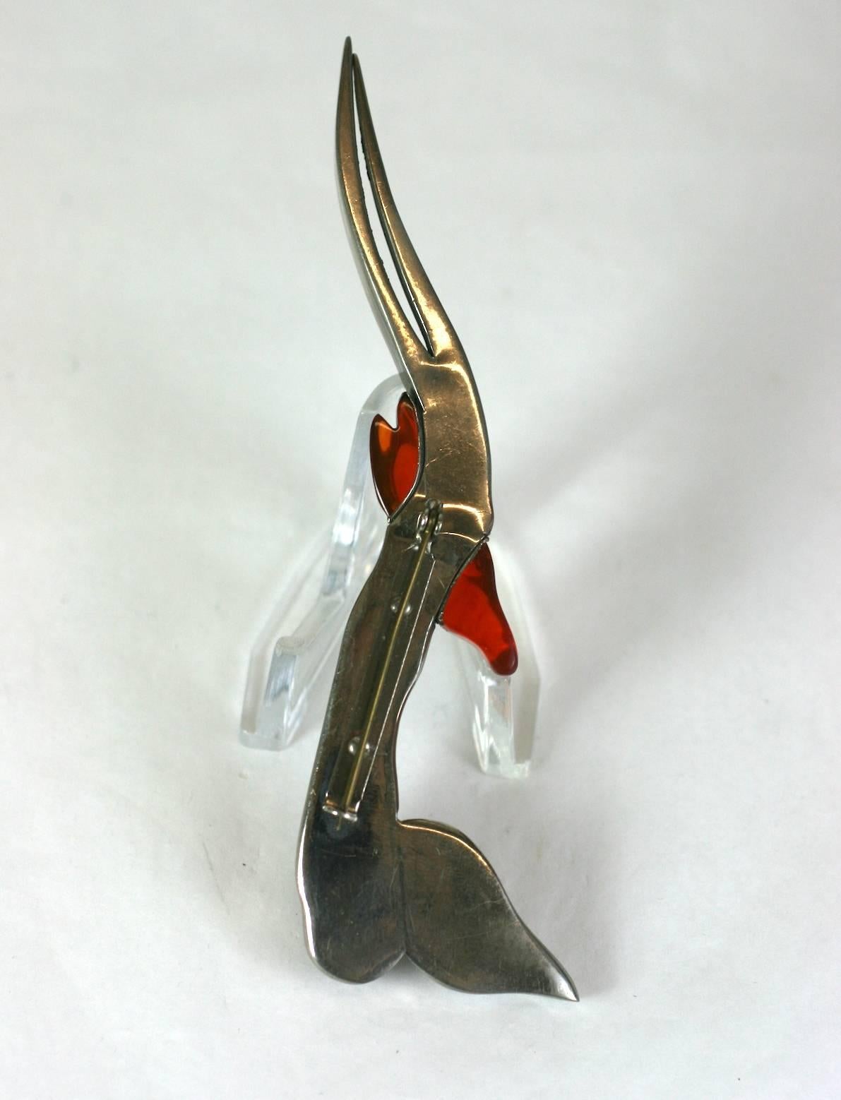 Women's or Men's Unusual Art Deco Bakelite Gazelle For Sale