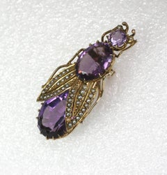 Viktorianischer Amethyst- und Saatperlenkäfer