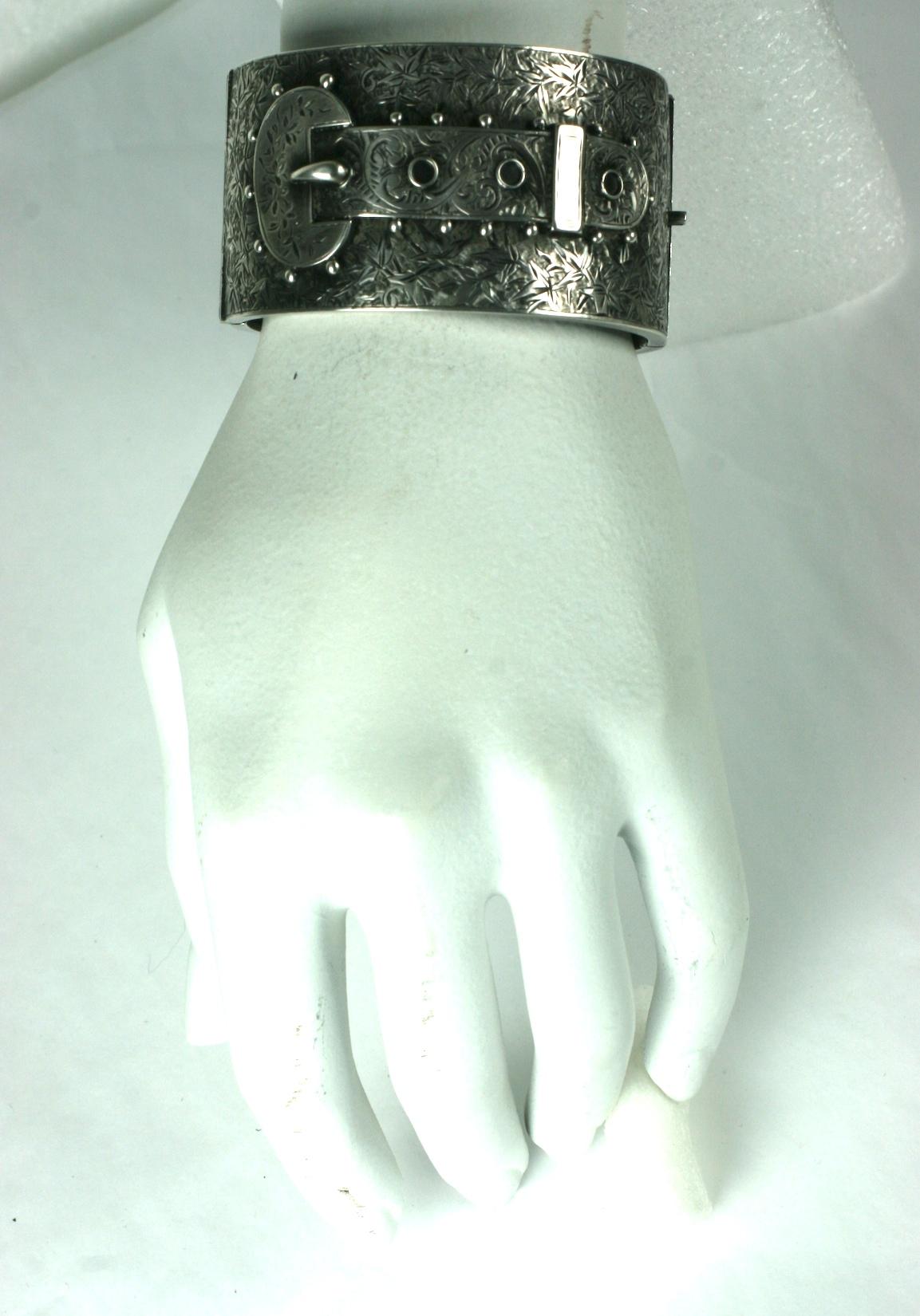 Victorian English Aesthetic Cuff For Sale 2